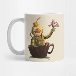 Robot in a Barrel Mug